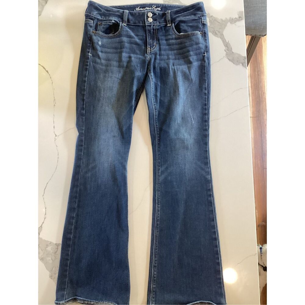 American Eagle Real Flare Jeans Sz 10 Stretch